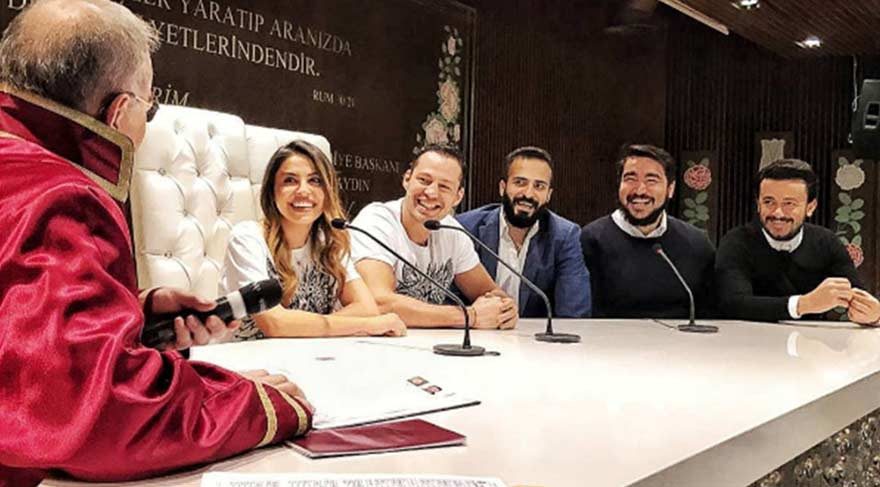 Avatar Atakan, nişanlısı Serap Korkmaz ile nikâh evlendi