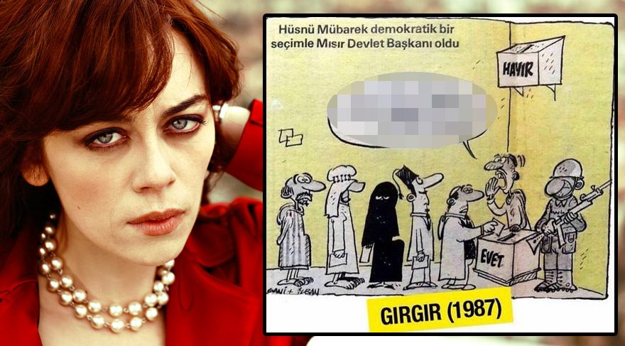 Demet Evgar paylaştığı karikatürle dikkat çekti
