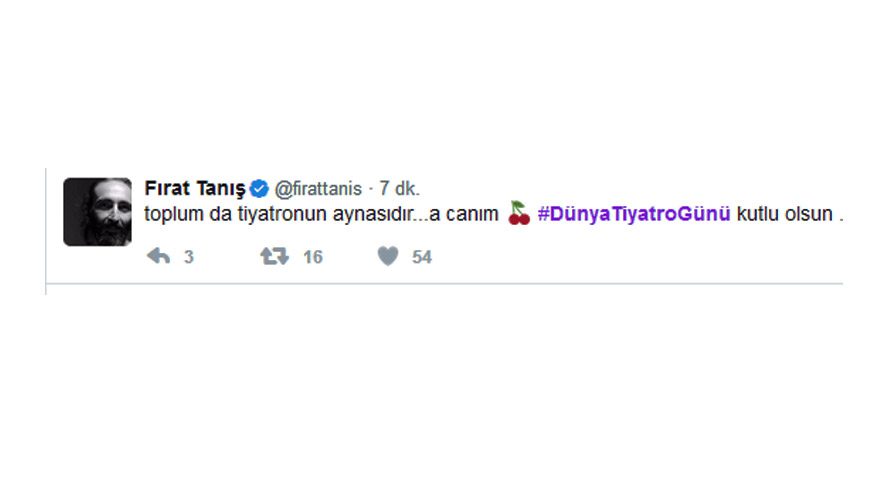 Tiyatro emekçileri ve sanatseverler Dünya Tiyatro Günü'nnde, duygulandıran mesajlar verdi...