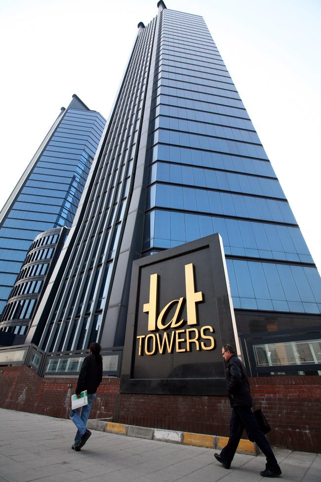 Zincirlikuyu'ndaki Tat Towers da mirasın içinde. Fotoğraf: Depo Photos