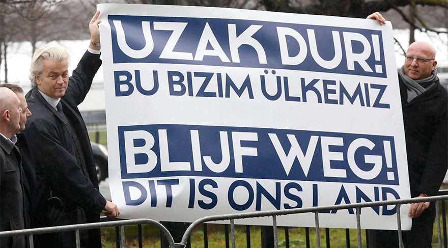Times: Wilders partisinin kan kaybını durdurmak için Erdoğan’ı ‘diktatörlükle’ suçladı