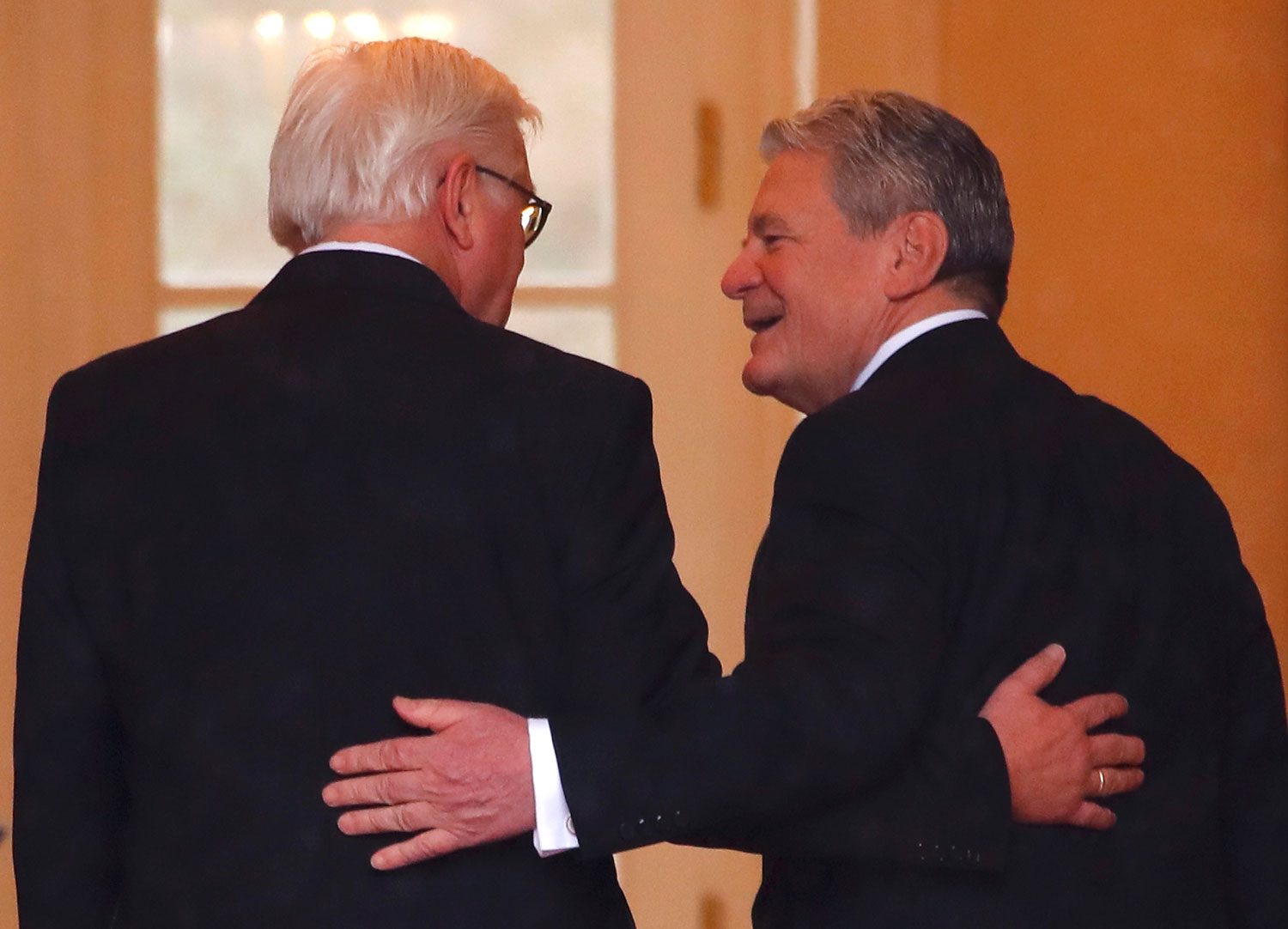 Eski Cumhurbaşkanı Joachim Gauck ile birlikte.