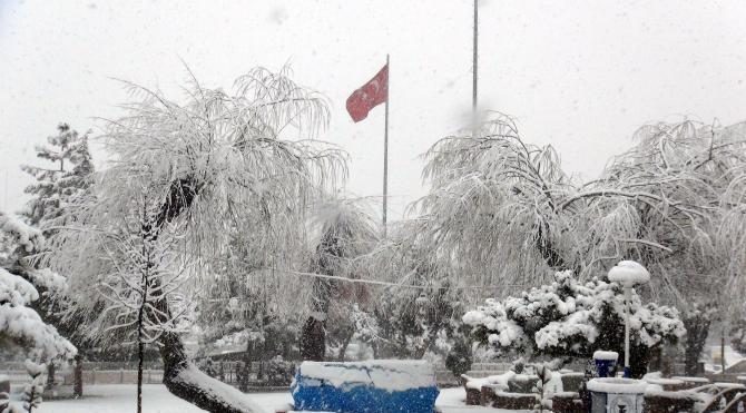 Yozgat’ta kar yağışı