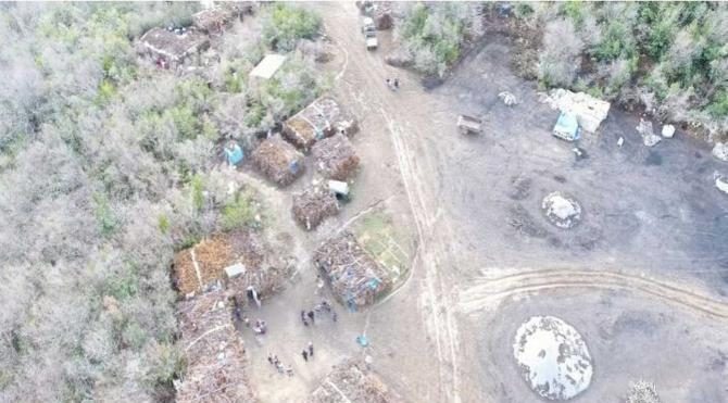 Drone ile yerleri tespit edilen şüphelilere operasyon