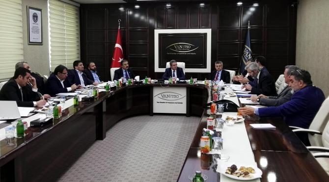 Van Ekonomi Konseyi kentin sorunları için toplandı