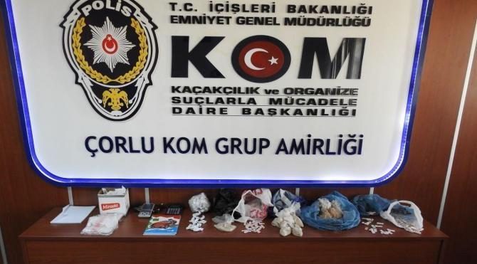 Çorlu’da uyuşturucu operasyonu