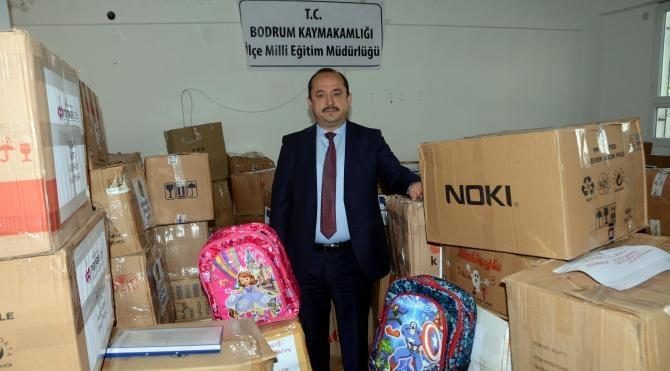 Bodrum'dan Suriye'deki öğrencilere eğitim desteği