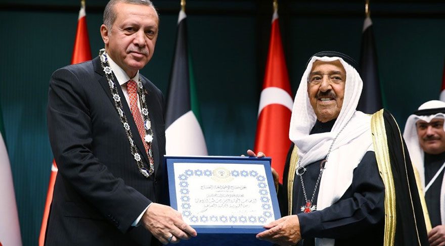 Kuveyt Emiri El Sabah’a Atatürk’süz Devlet Nişanı verildi