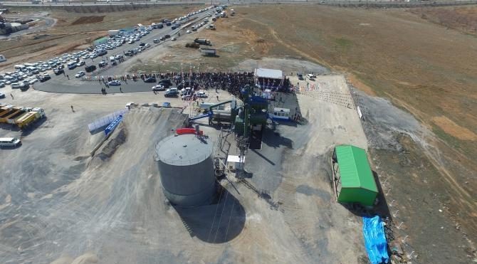 Yeşilyurt Belediyesi asfalt üretim tesisinin açılışı yapıldı