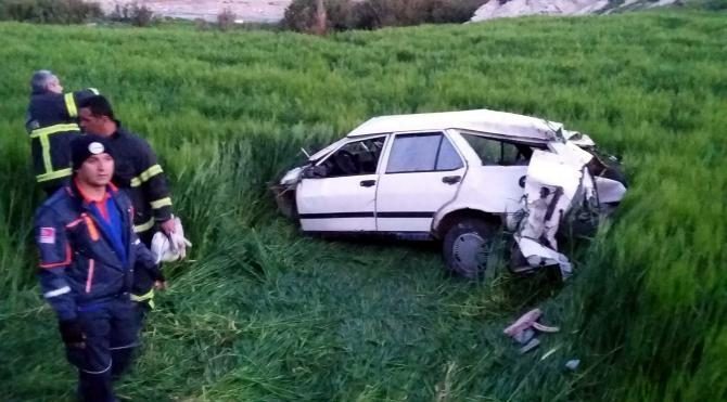 Kilis'te otomobil köprüden uçtu: 1 ölü, 2 yaralı