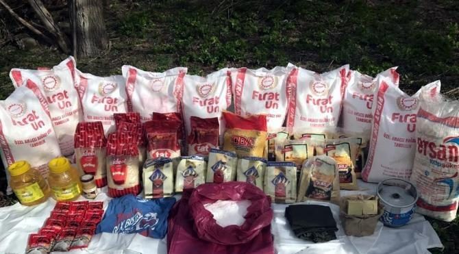 Bingöl'de PKK'nın gıda depoları bulundu