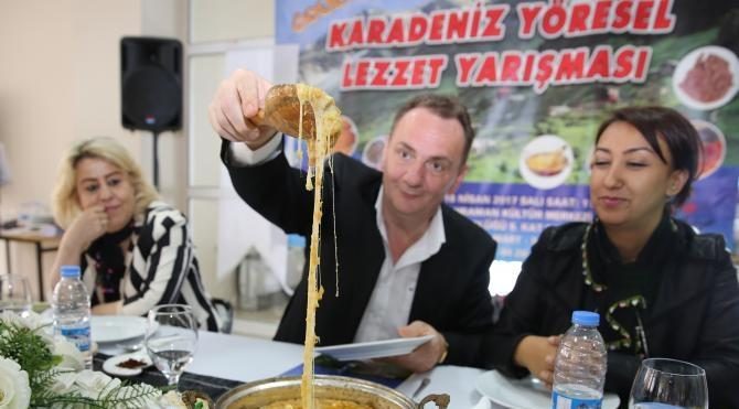 Karadeniz yöresi lezzetleri yarıştı