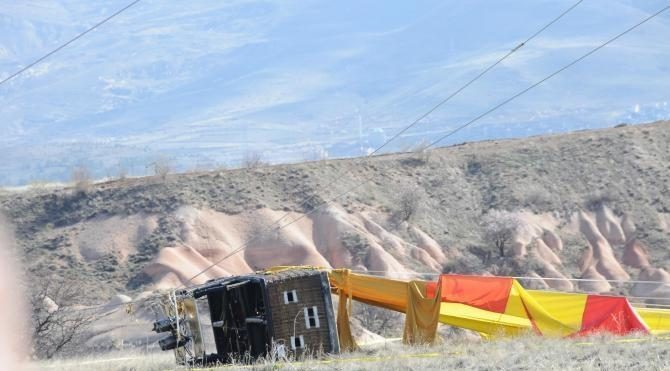 Kapadokya'da balon kazası: 1 ölü, 20 yaralı (2) yeniden