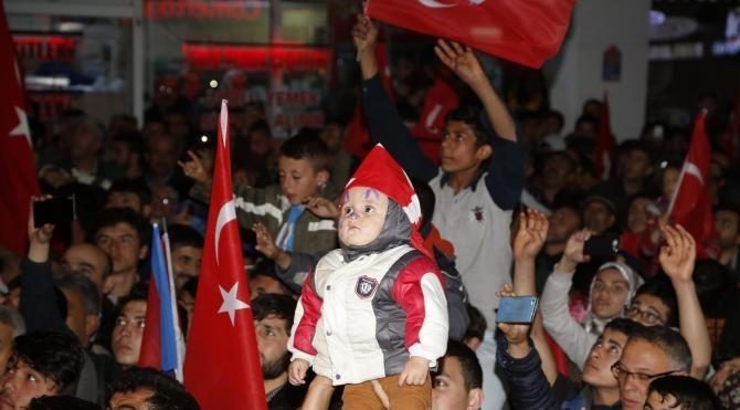 Nevşehir'de 'evet' kutlaması