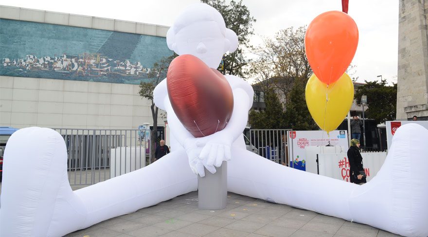 15 metrelik çocuk Caddebostan’da