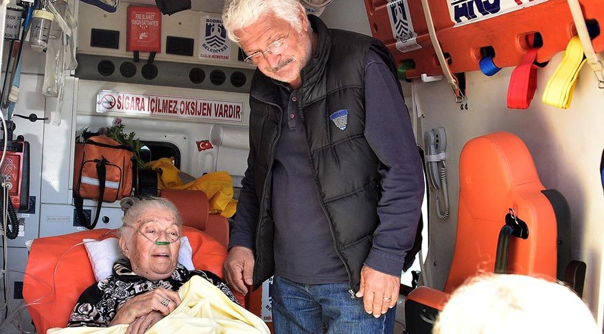Salih Kalyon, kayınvalidesini ambulansla sandığa taşıdı