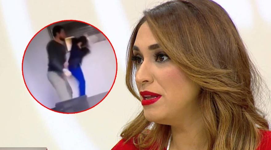 İzdivaç programında damat adayının gelin adayını darp ettiği görüntüler ortaya çıktı