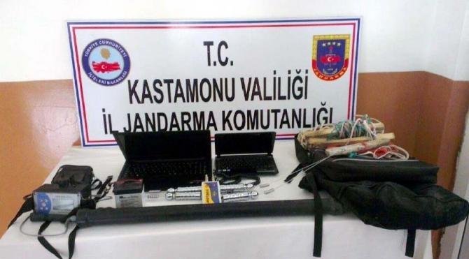 Kastamonu'da kaçak kazı operasyonu: 6 gözaltı