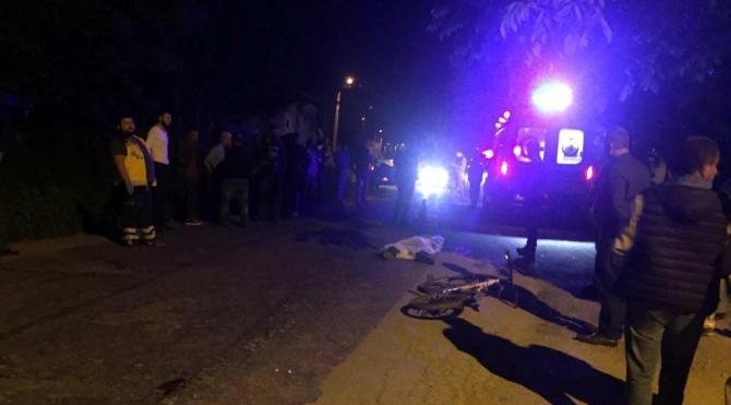 Zonguldak'ta otomobilin çarptığı bisikletli öldü