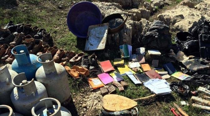 Eruh'ta PKK'ya ait silah ve patlayıcılar ele geçirildi