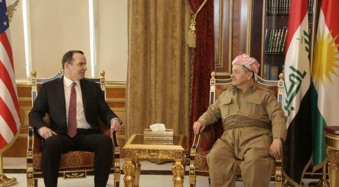 McGurk, Barzani'yi ziyaret etti