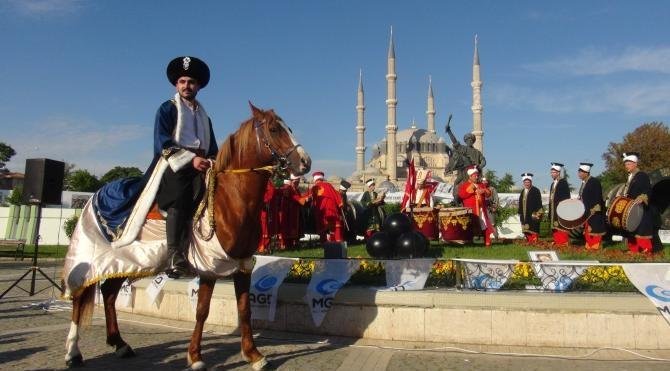 Edirne'de İstanbul'un fethi yürüyüşü