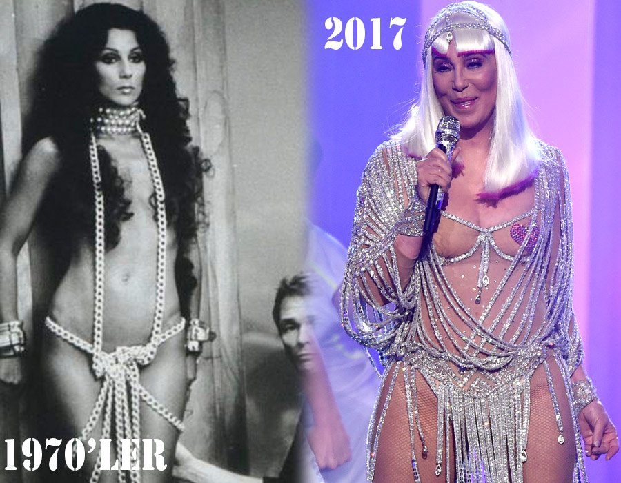 CHER: 71 yaşında olmasına rağmen cesur tarzından ödün vermeyen Cher için se...