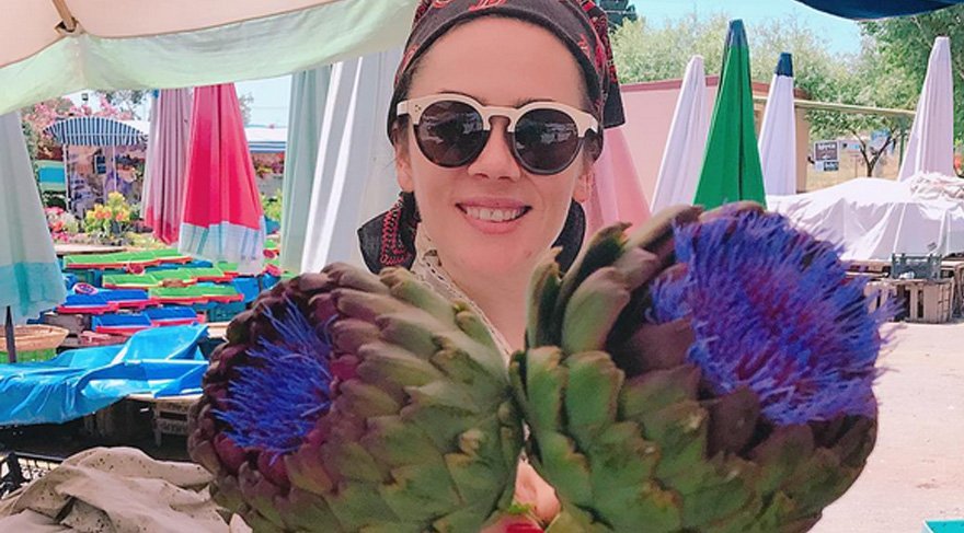 Demet Evgar’dan enginar paylaşımı