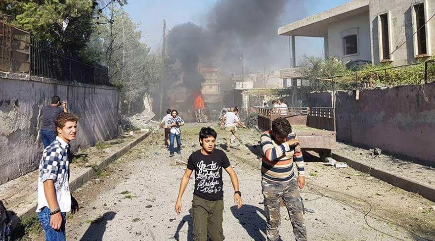 Azez’de bombalı saldırı! Ölü ve yaralılar var…