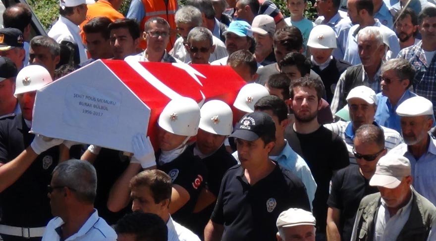 Şehit polis, memleketi Simav’da toprağa verildi
