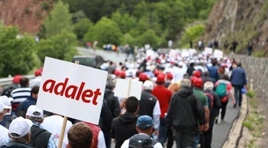‘Adalet Yürüyüşü’ için marş yazıldı