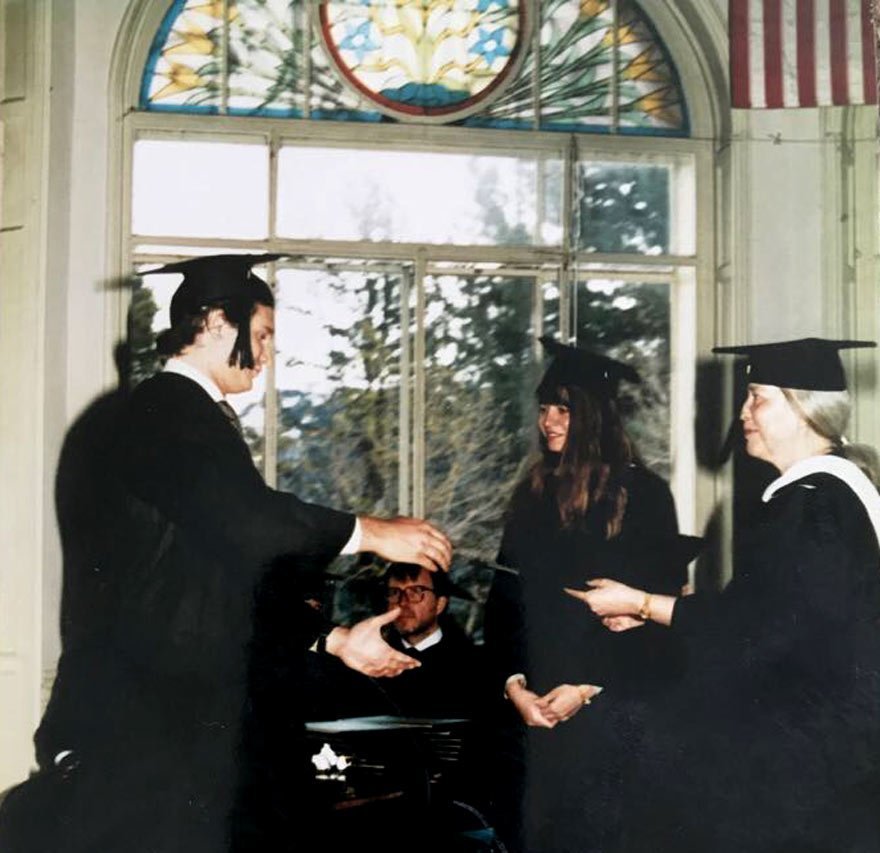 He graduated from American College of Switzerland, of which have a lot of famous grads, with great success in 1994. He received his diploma from the college executives.