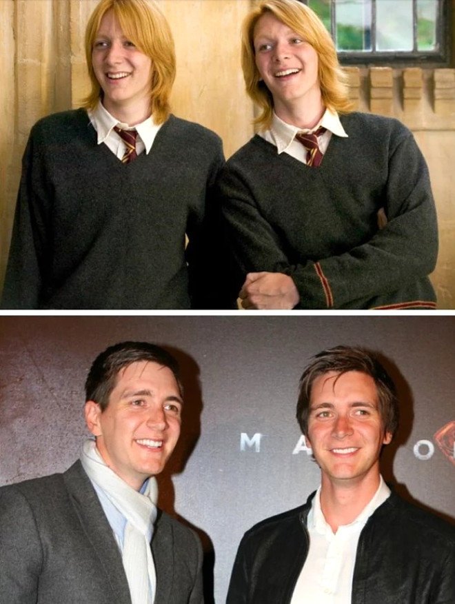 James ve Oliver Phelps / Fred ve George Weasley