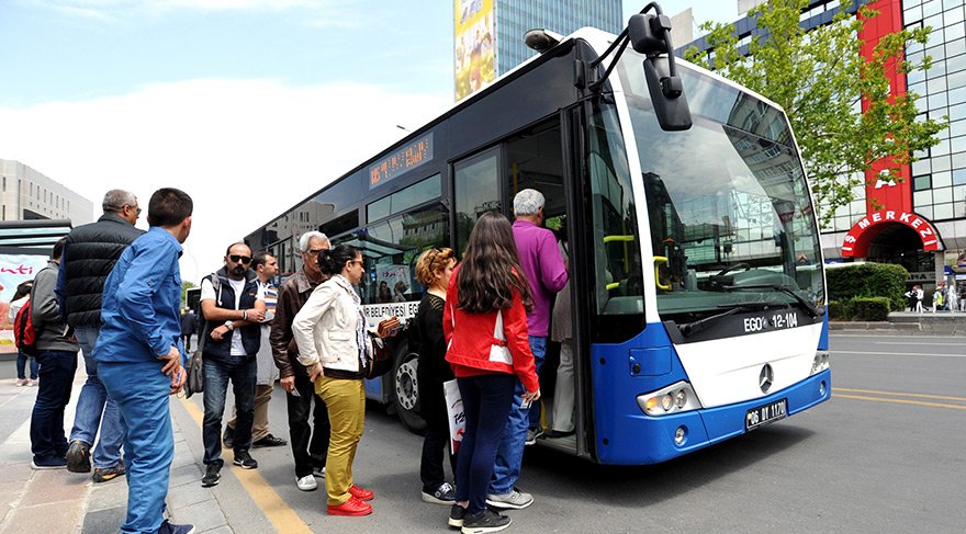 Ankara’da ulaşım haftasonu ücretsiz