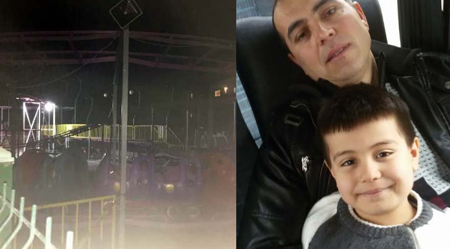 Tren kazasının yaşandığı lunapark kapatıldı