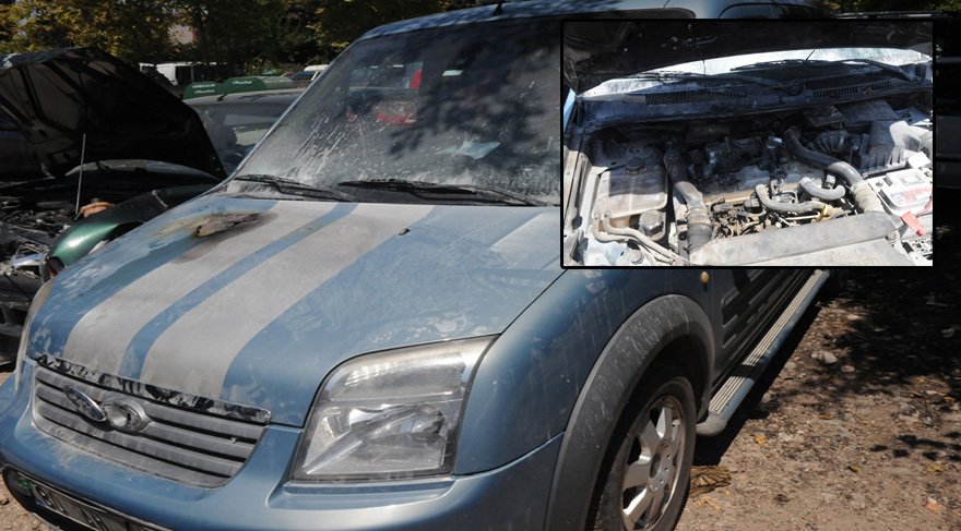 Müdürün aracına intikam bombası!