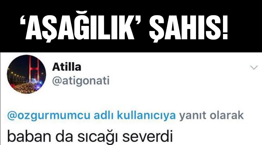Özgür Mumcu’ya aşağılık tweet