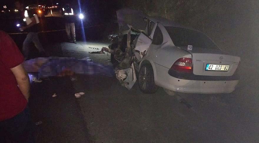 Konya’da feci kaza; 2 ölü