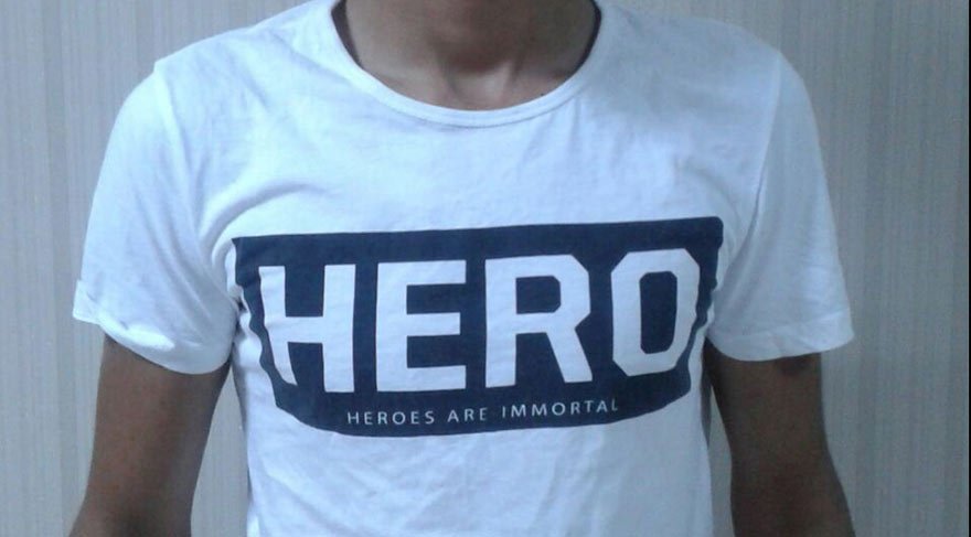 ‘Hero’ tişörtüne Siirt’te 2 gözaltı