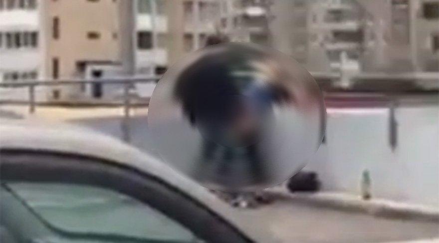 Rezillik diz boyu! Otoparkta seks: Kimseye aldırmadılar bile