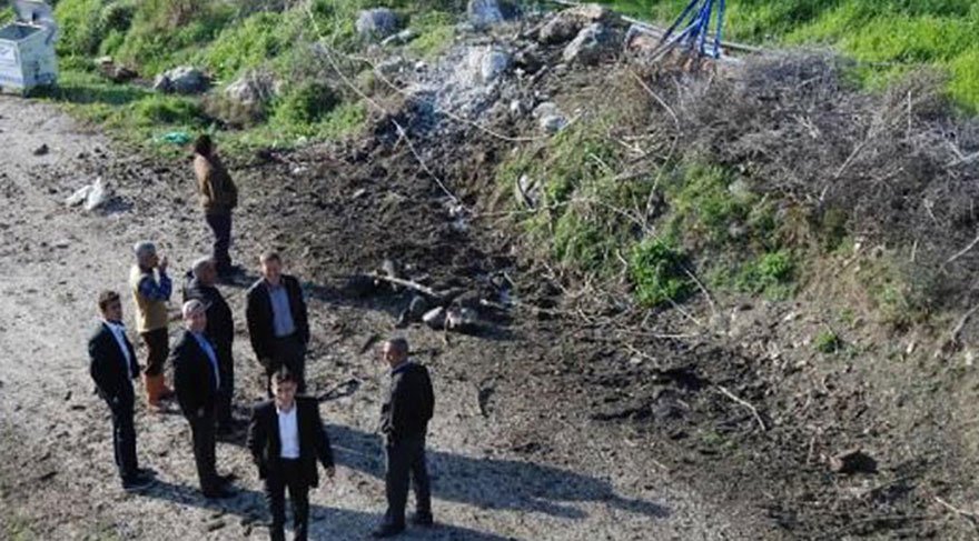 Yayladağı’na top mermisi düştü