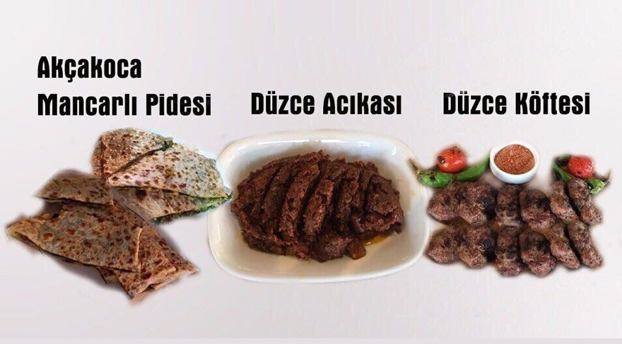 Düzce Köftesi, acıkası ve Akçakoca Mancarlı pidesi tescilleniyor