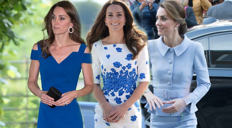 Kate Middleton’ın mavi tutkusu