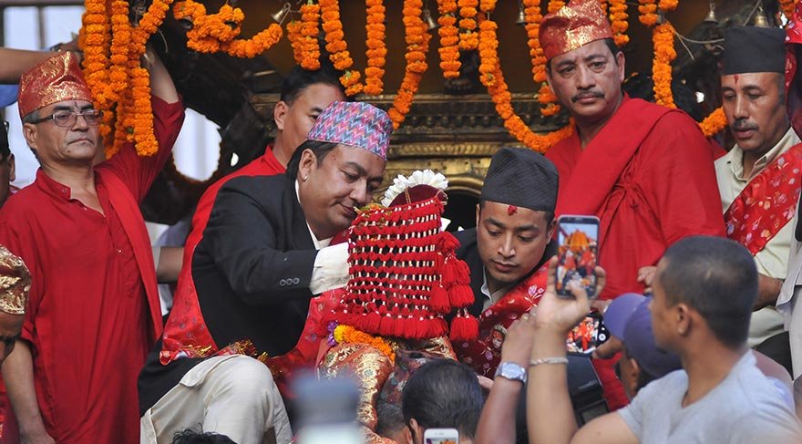 Katmandu’da Indra Jatra Festivali
