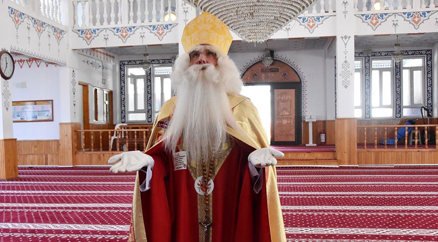 Noel Baba, camide dua etti