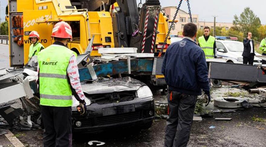 Romanya fırtına yüzünden felaketi yaşadı