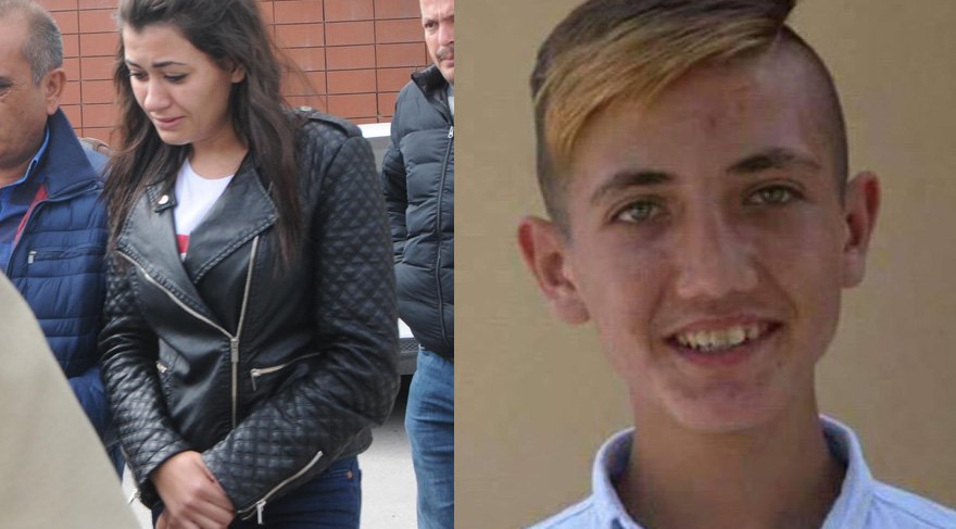 FOTO:DHA- Lise öğrencisi 18 yaşındaki Aleyna İncedağ, 15 yaşındaki Melih Efeler'i bıçaklayarak öldürdü.
