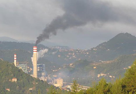 Zonguldak Çatalağzı'nda fabrikalar deyim yerindeyse zehir saçıyor.
