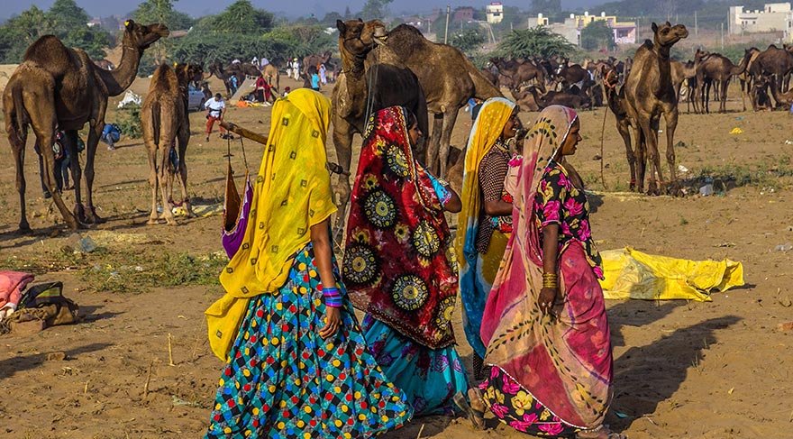 Hinduizm inanışına göre; 330 milyon tanrının Pushkar Gölü’nü ziyaret ettiğine inanılan Kartika Poornima isimli bayramda, bölgeye gelen hacıların tanrılara adak adadığı belirtiliyor.