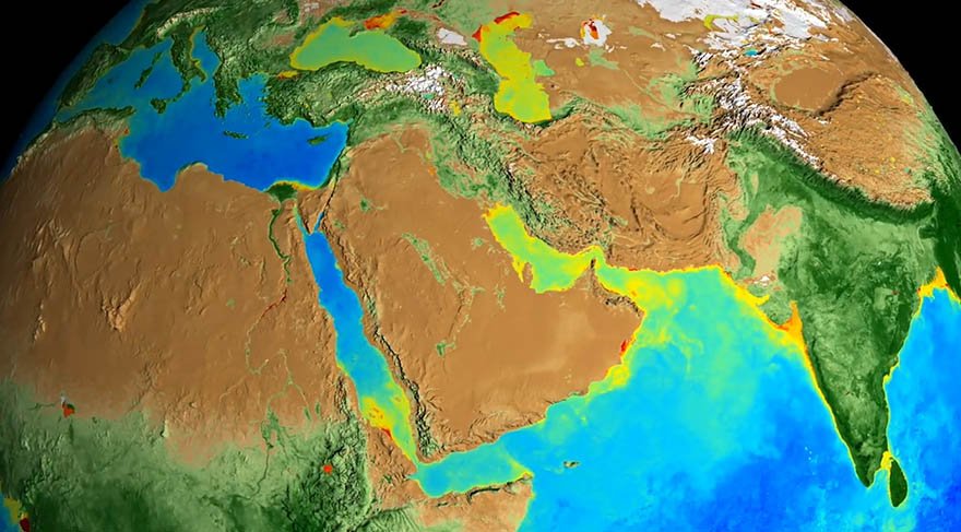 Dünyanın 20 yıllık değişimi NASA aracılığıyla gözlemlendi